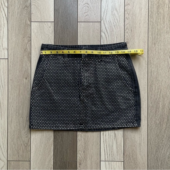 Windsor Dark Gray Mini Skirt Casual Night Out - Picture 4 of 5